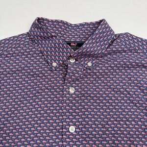 Vineyard Vines 🇺🇲 🐳 Slim Fit Murray Shirt American Flag